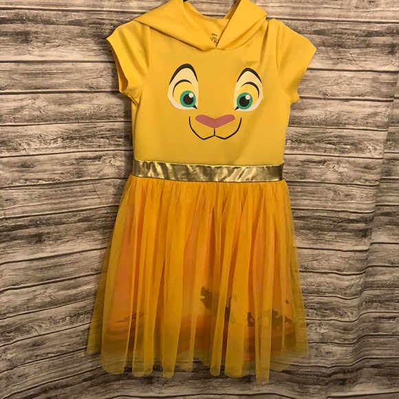 Disney Other - Disney The Lion King Hooded Dress Size 10-12